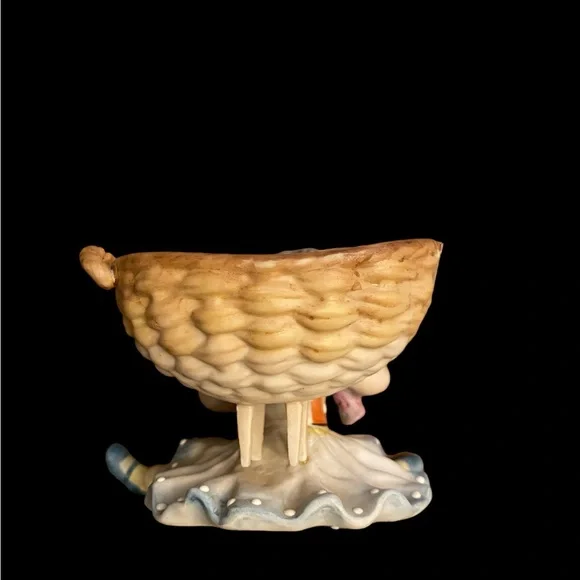 Vintage ceramic figurine planter / trinket holder hand painted in Japan UCAGCO - Picture 4 of 7